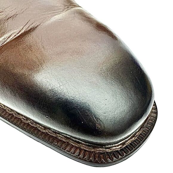 Mezlan Testa II Men’s 9 M Brown Italian Calfskin Leather Chukka Boots Pre-Owned - Picture 13 of 14